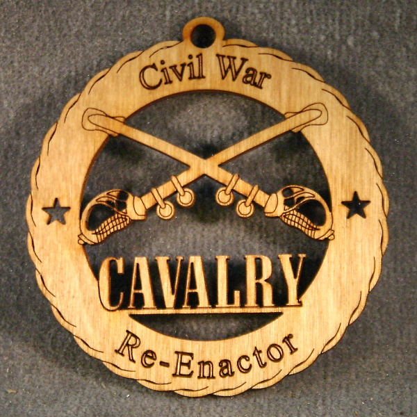 Civil War Cavalry Orn BK